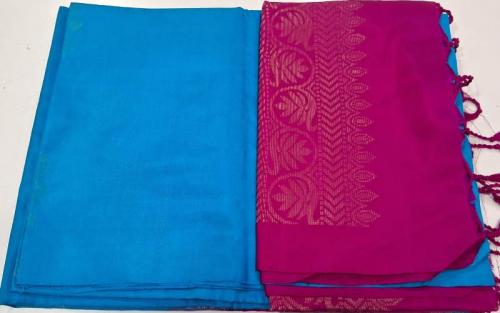 SOFT SILK SAREE WITH BLOUSE